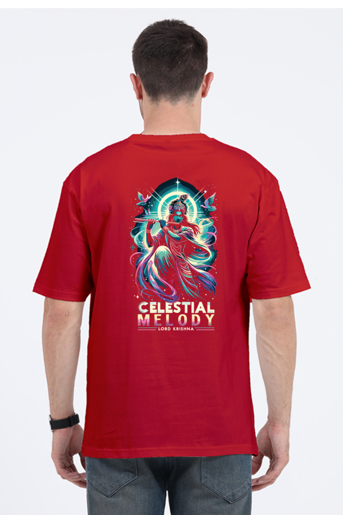 Celestial Melody: Lord Krishna in Cosmic Harmony