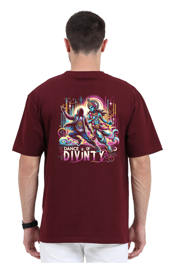 Dance of Divinity | Krishna Meets Street Dance Neon Graphic Tee