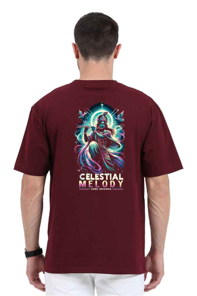 Celestial Melody: Lord Krishna in Cosmic Harmony