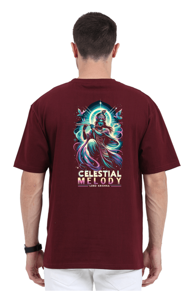 Celestial Melody: Lord Krishna in Cosmic Harmony - BhaariGear