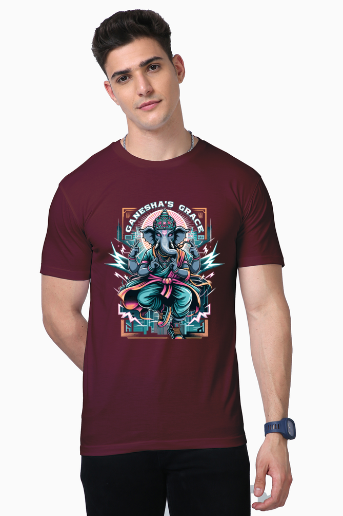 Ganesha’s Grace | Urban Divine Vibes T-Shirt Design