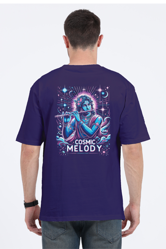Celestial Melody – Lord Krishna Oversized T-Shirt