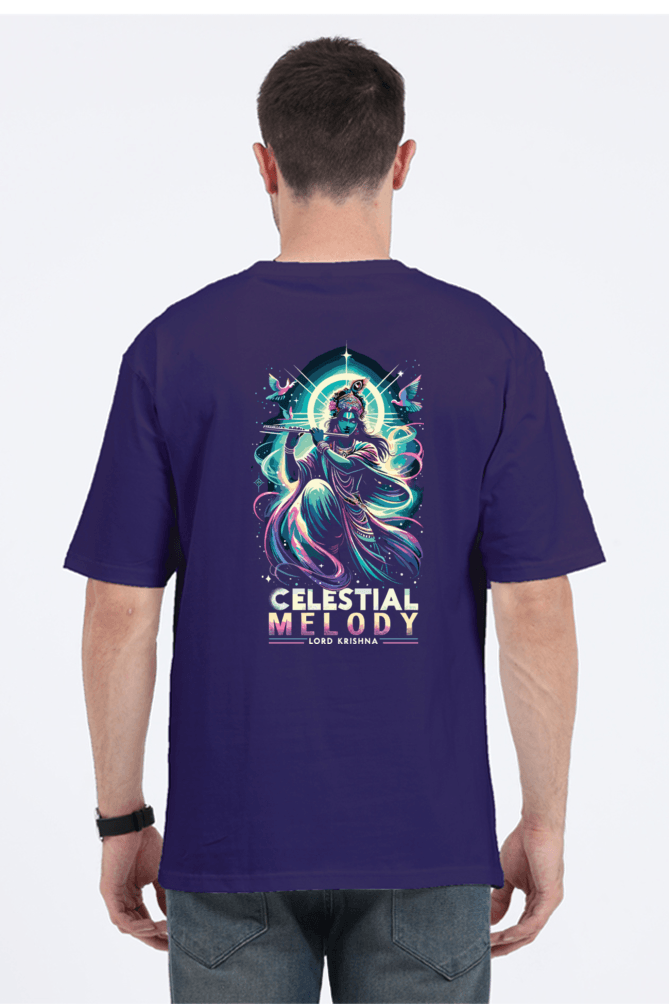 Celestial Melody: Lord Krishna in Cosmic Harmony - BhaariGear