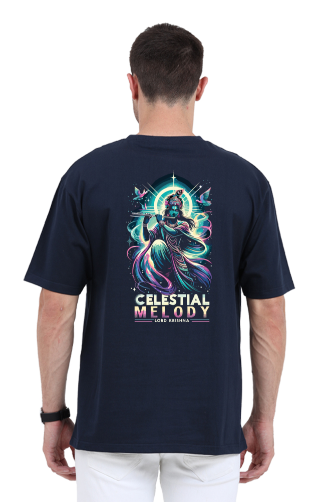 Celestial Melody: Lord Krishna in Cosmic Harmony