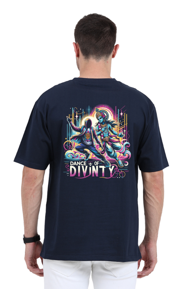 Dance of Divinity | Krishna Meets Street Dance Neon Graphic Tee