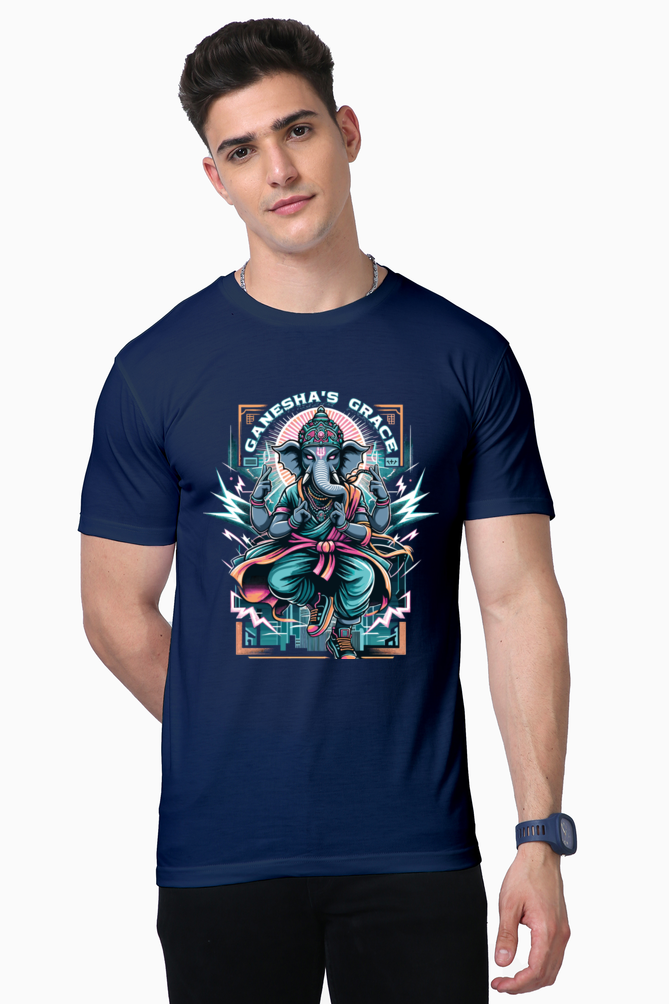 Ganesha’s Grace | Urban Divine Vibes T-Shirt Design