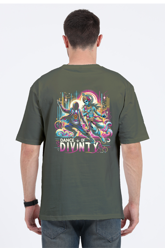 Dance of Divinity | Krishna Meets Street Dance Neon Graphic Tee