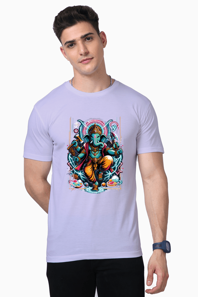 Thunderstrike Ganesha | Warrior of Light T-Shirt Design - BhaariGear