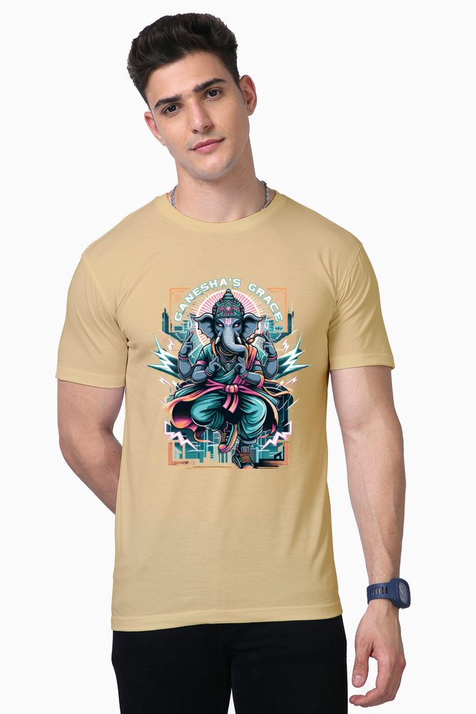 Ganesha’s Grace | Urban Divine Vibes T-Shirt Design