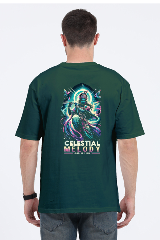 Celestial Melody: Lord Krishna in Cosmic Harmony