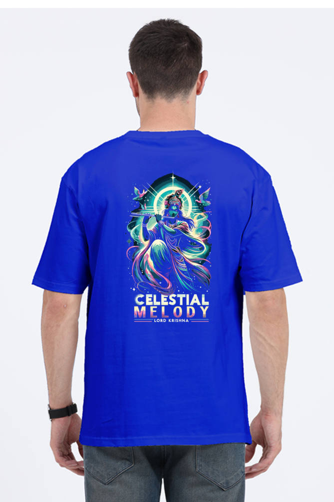 Celestial Melody: Lord Krishna in Cosmic Harmony