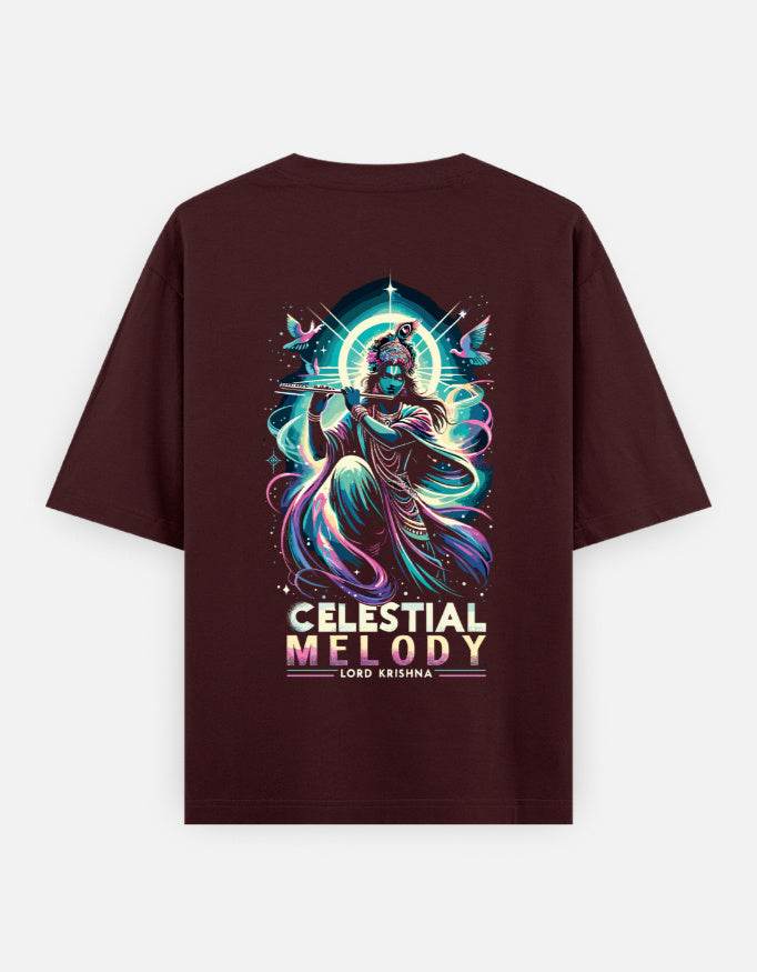 Celestial Melody: Lord Krishna in Cosmic Harmony - BhaariGear