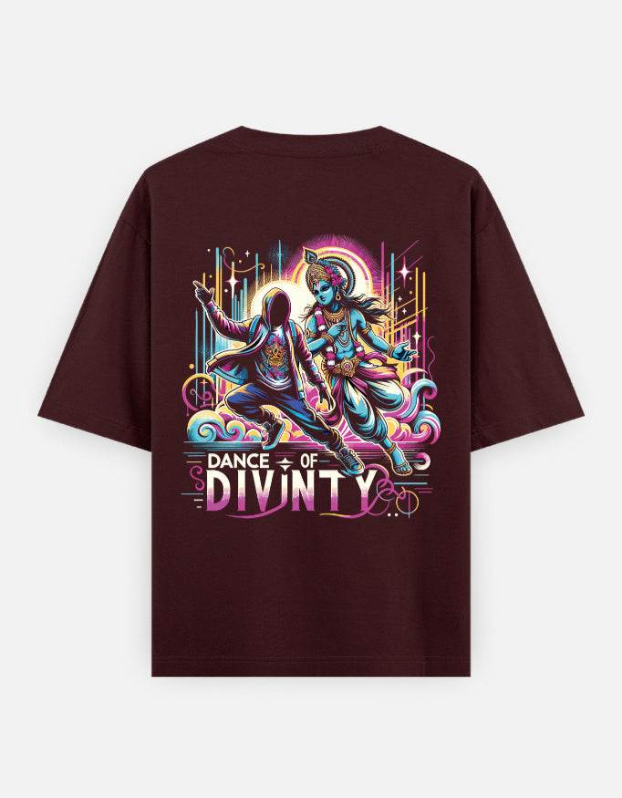 Dance of Divinity | Krishna Meets Street Dance Neon Graphic Tee - BhaariGear