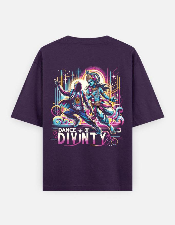 Dance of Divinity | Krishna Meets Street Dance Neon Graphic Tee - BhaariGear