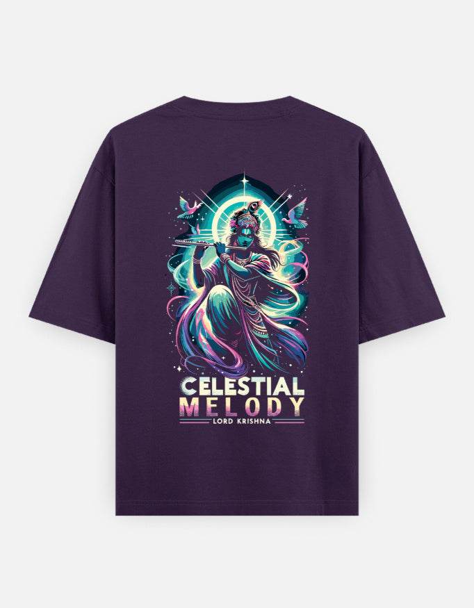 Celestial Melody: Lord Krishna in Cosmic Harmony - BhaariGear