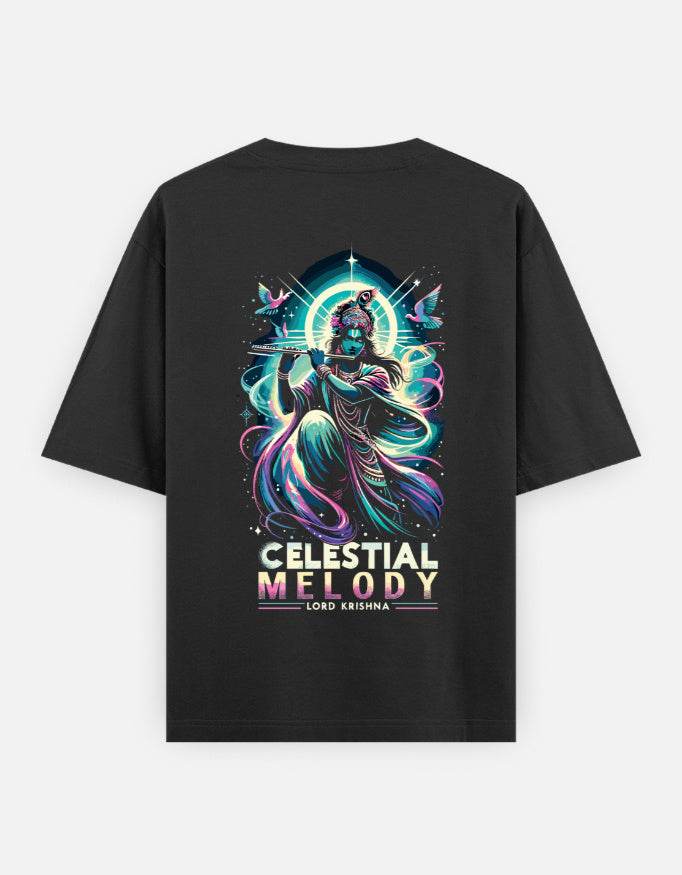 Celestial Melody: Lord Krishna in Cosmic Harmony - BhaariGear