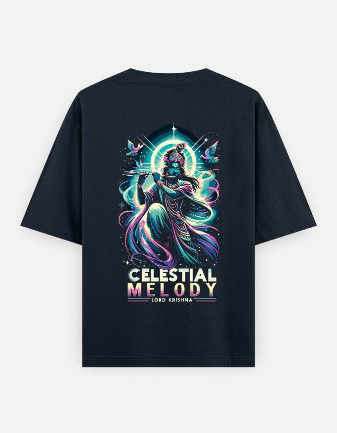 Celestial Melody: Lord Krishna in Cosmic Harmony - BhaariGear