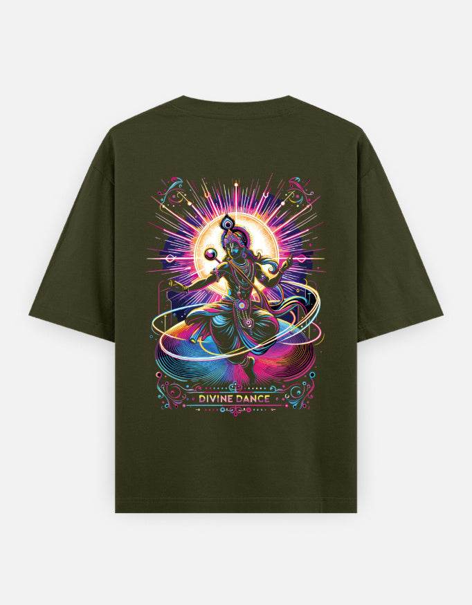 Divine Dance – Where Spirituality Meets Neon Vibes - BhaariGear