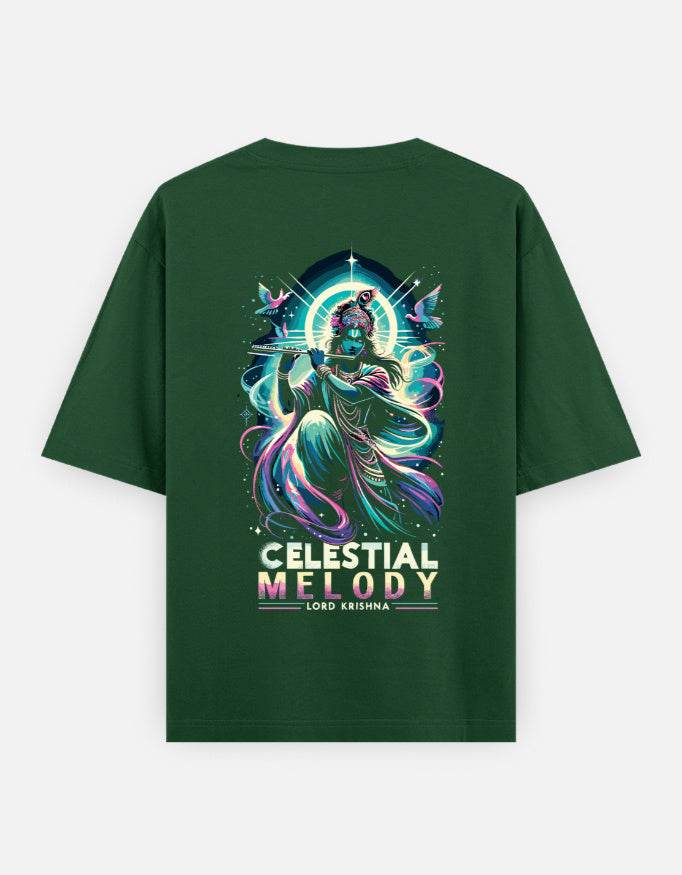 Celestial Melody: Lord Krishna in Cosmic Harmony - BhaariGear