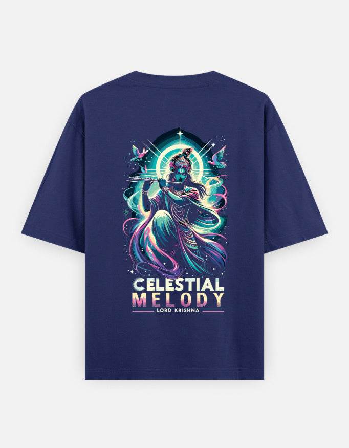 Celestial Melody: Lord Krishna in Cosmic Harmony - BhaariGear