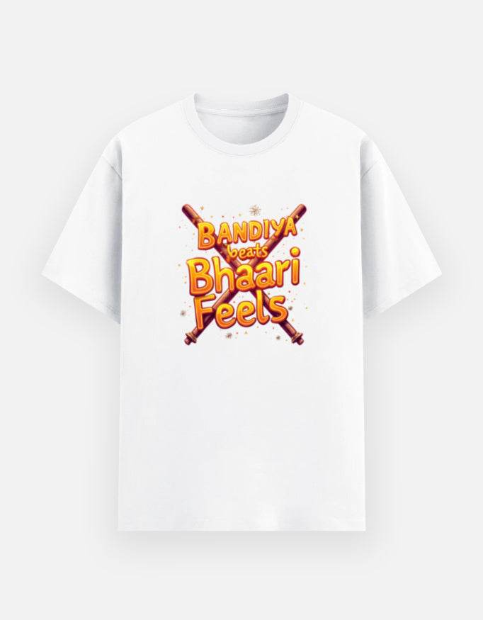 Dandiya Beats, Bhaari Feels – The Ultimate Festive Streetwear Tee - BhaariGear