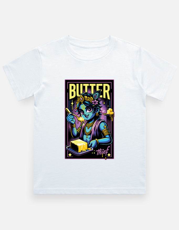 Butter Thief Krishna - BhaariGear