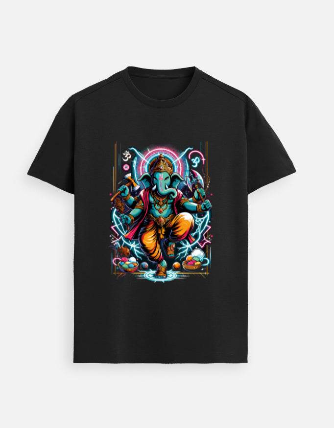 Thunderstrike Ganesha | Warrior of Light T-Shirt Design - BhaariGear