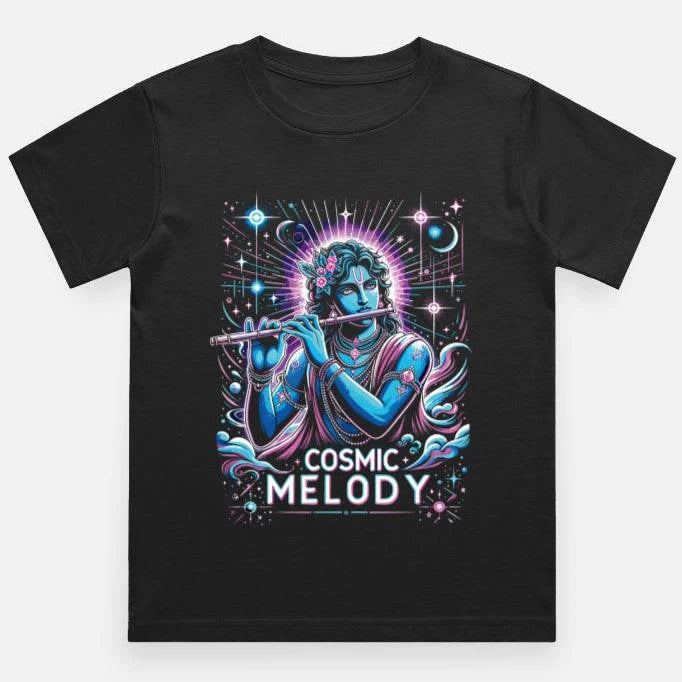Celestial Melody – Lord Krishna Boys’ Regular-Fit T-Shirt.