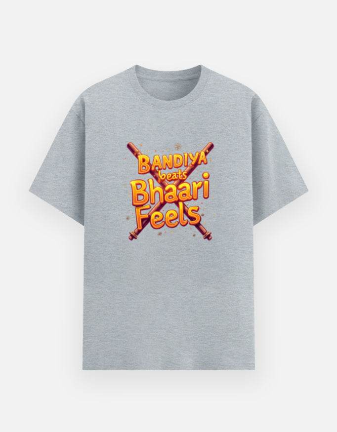 Dandiya Beats, Bhaari Feels – The Ultimate Festive Streetwear Tee - BhaariGear