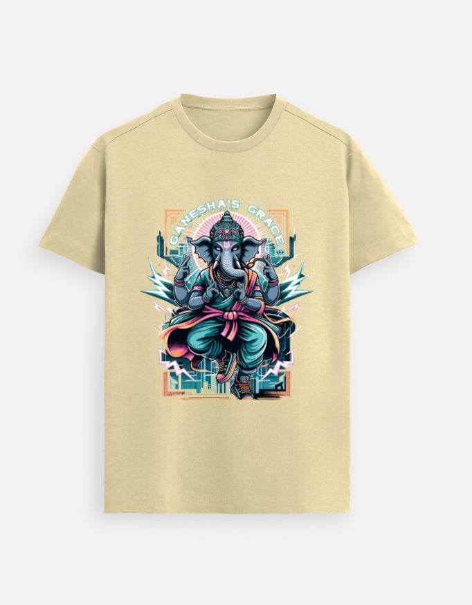Ganesha’s Grace | Urban Divine Vibes T-Shirt Design - BhaariGear