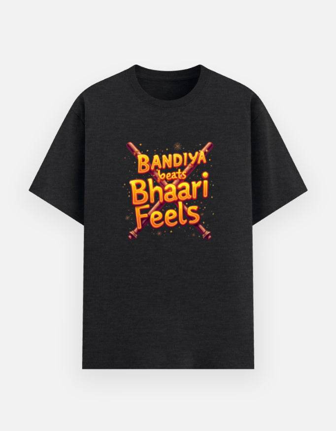 Dandiya Beats, Bhaari Feels – The Ultimate Festive Streetwear Tee - BhaariGear