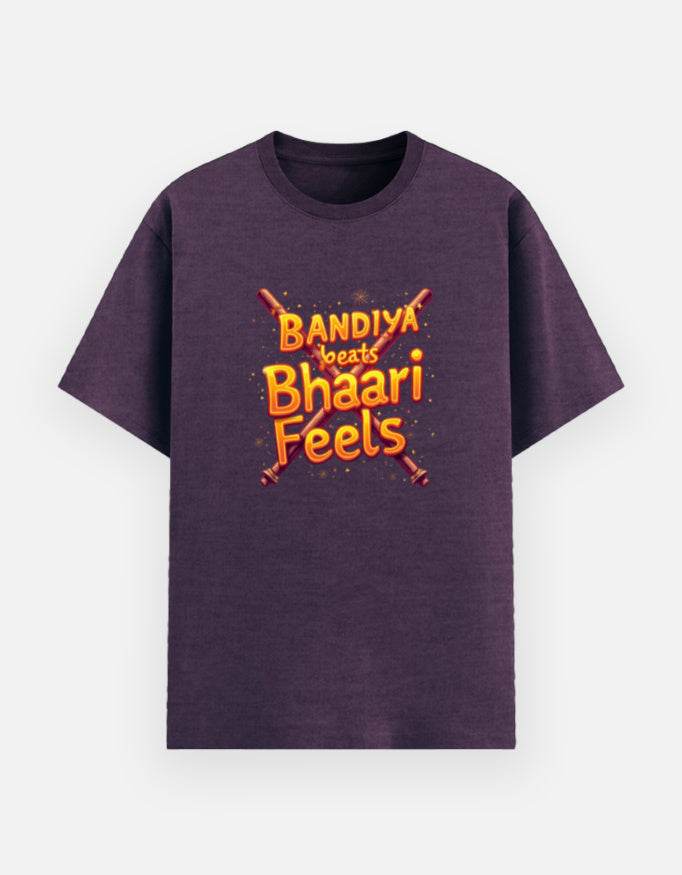 Dandiya Beats, Bhaari Feels – The Ultimate Festive Streetwear Tee - BhaariGear