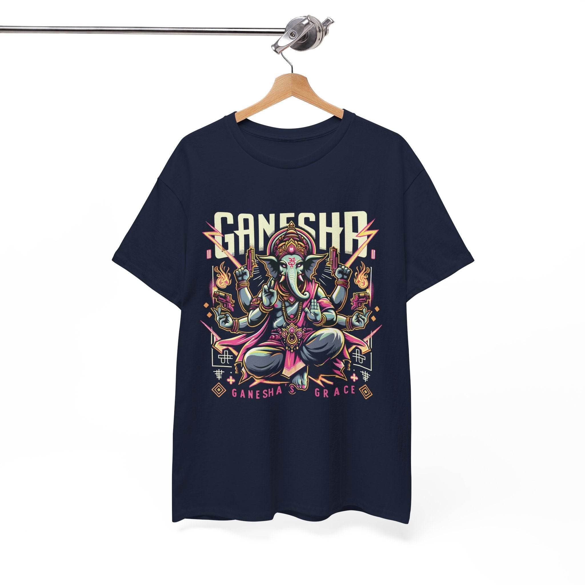 Ganesha’s Grace – Divine Rebel Edition T-Shirt - BhaariGear