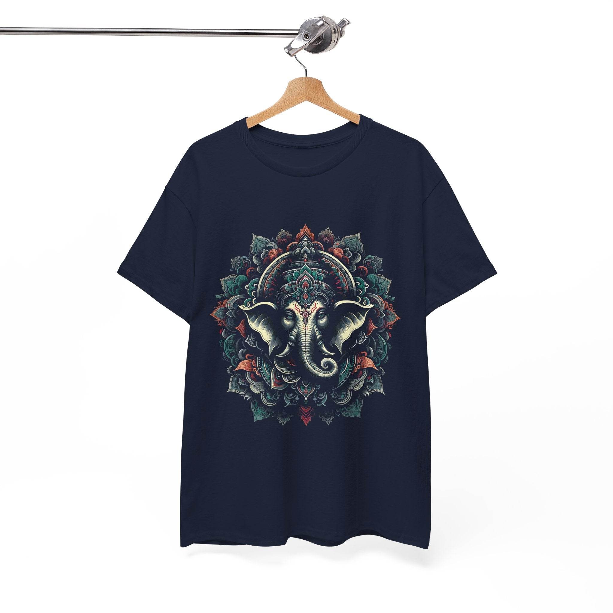 Sacred Mandala – Ganesha's Gaze T-Shirt - BhaariGear