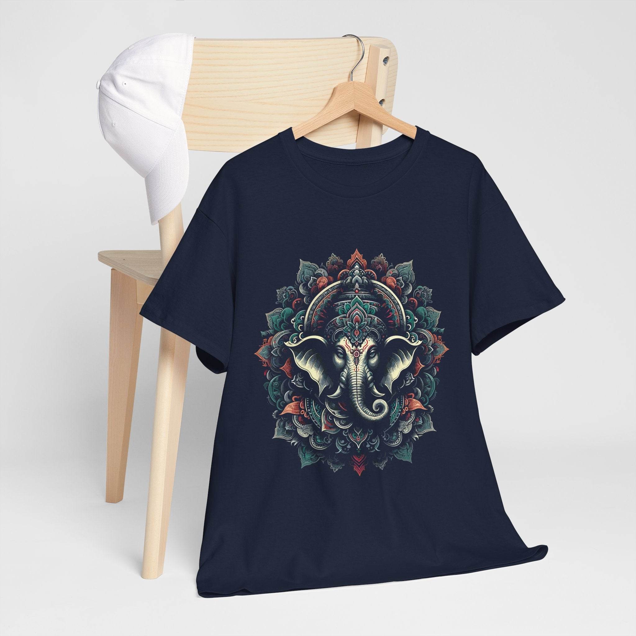 Sacred Mandala – Ganesha's Gaze T-Shirt - BhaariGear