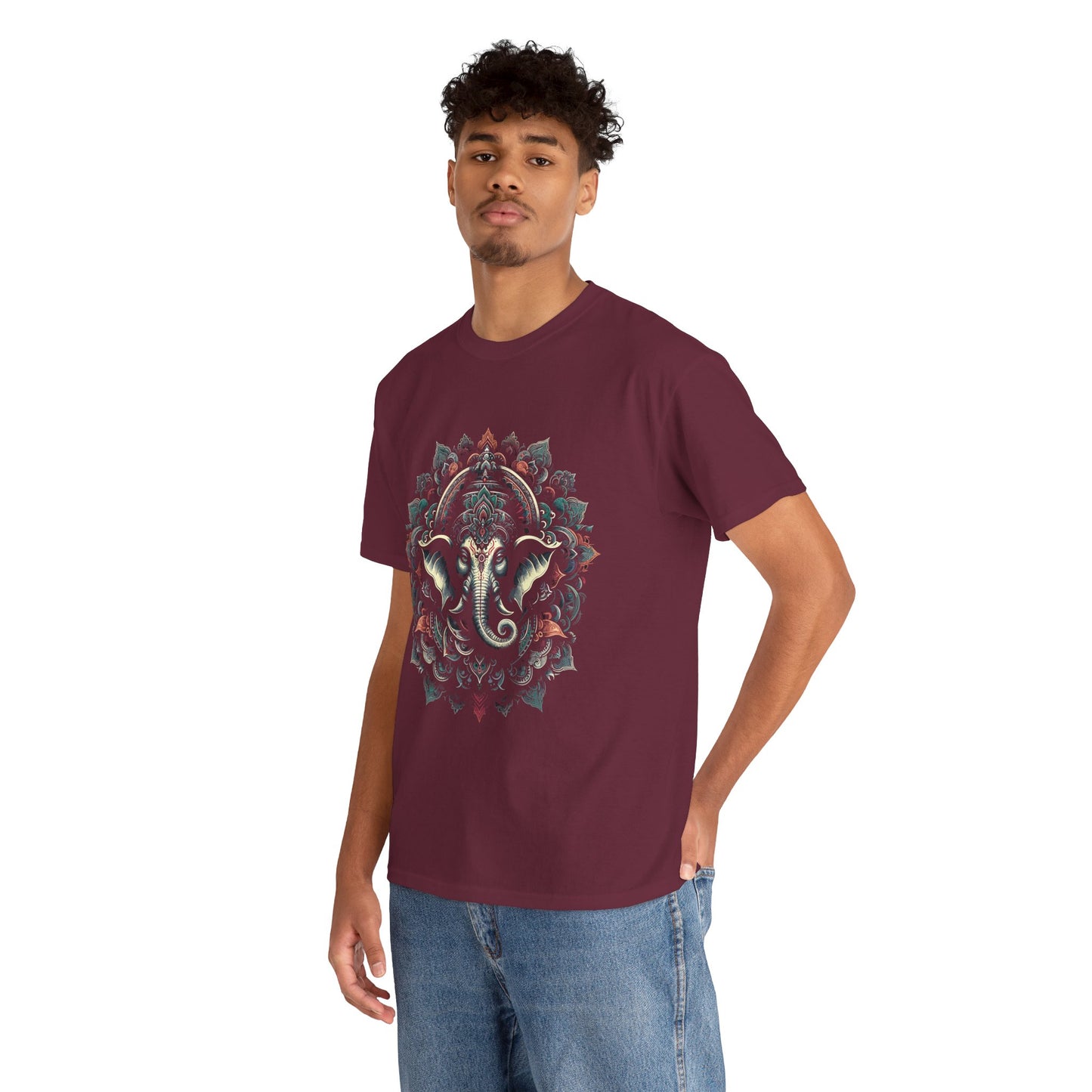 Sacred Mandala – Ganesha's Gaze T-Shirt