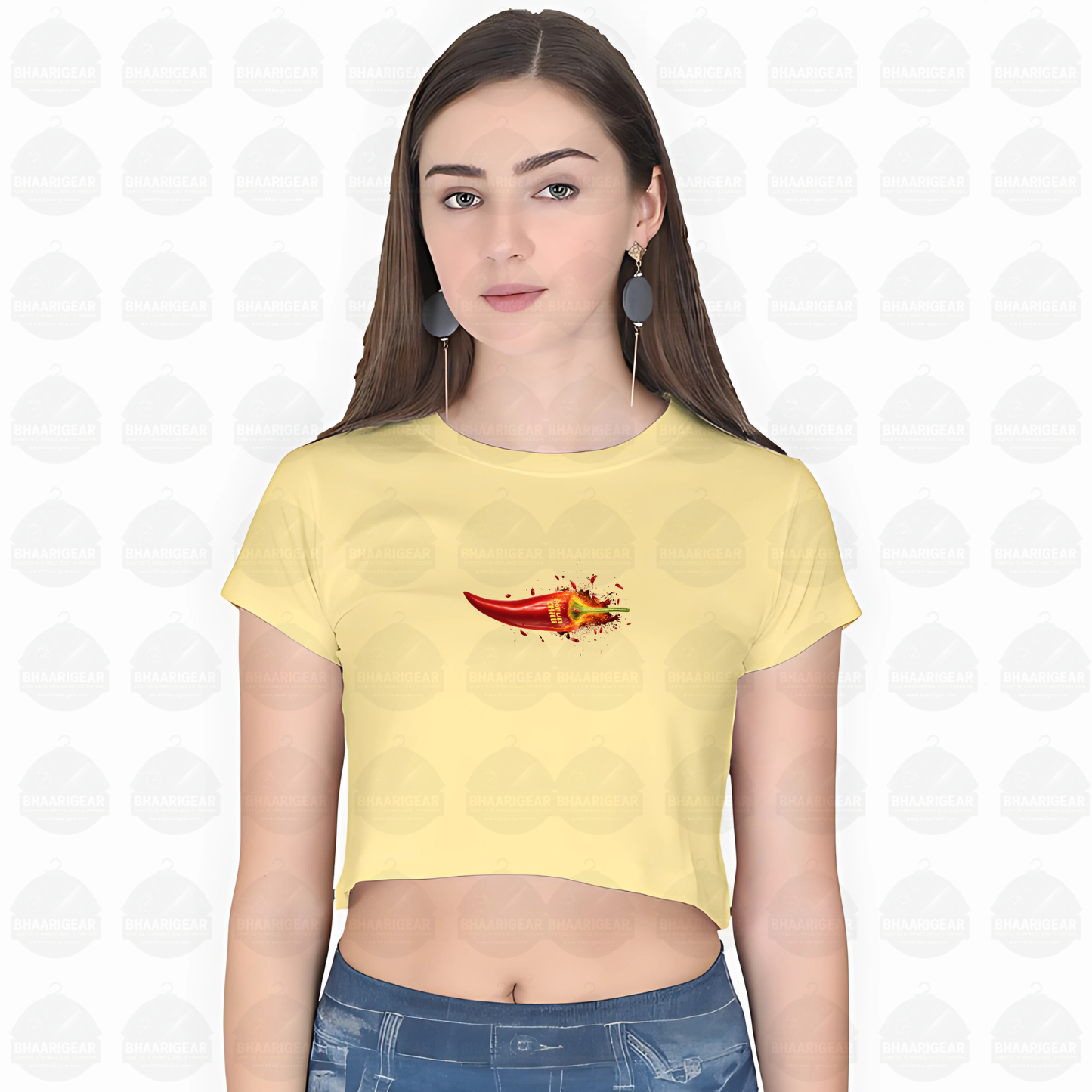 Hot Like Chilli Crop Top – Fiery Bold Streetwear