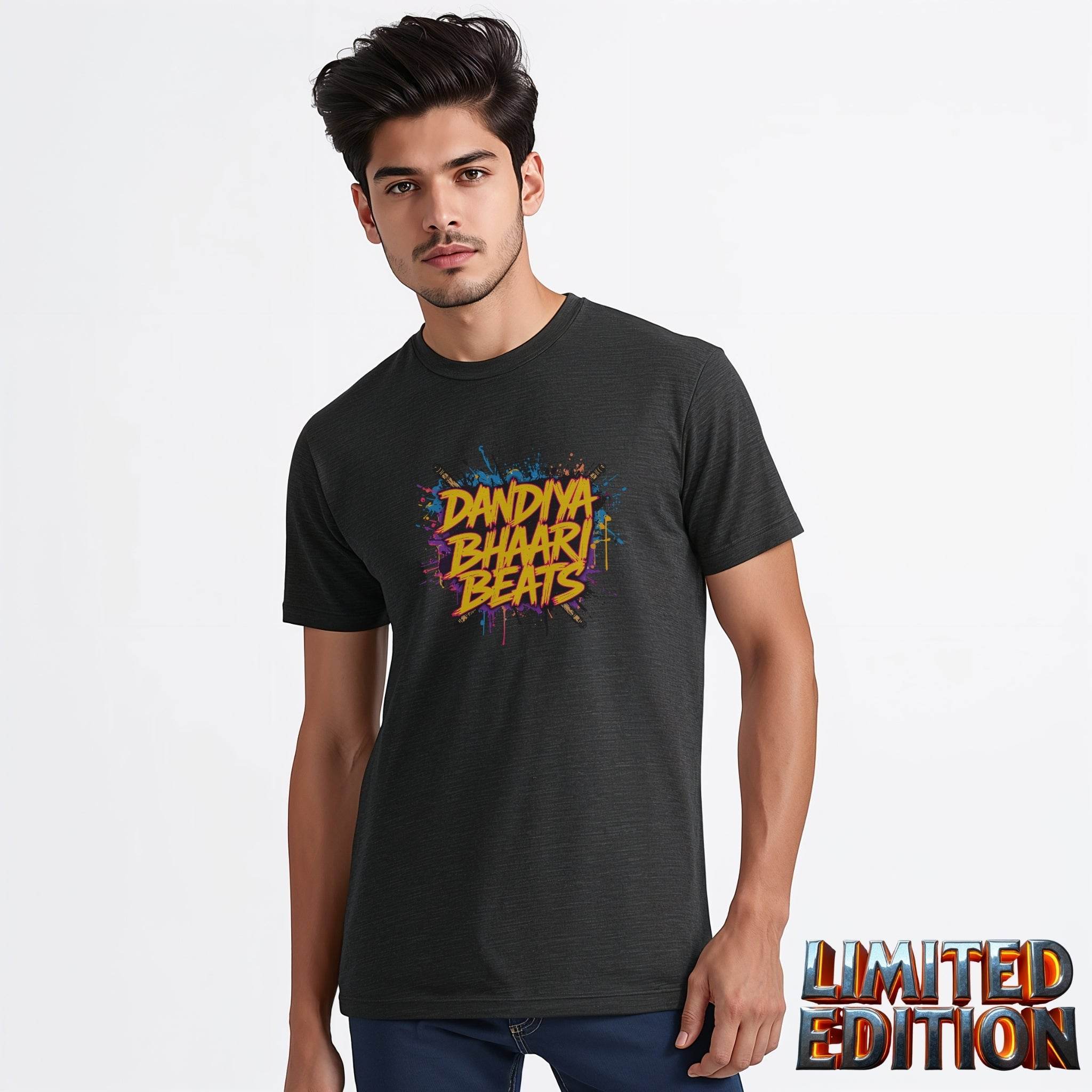 Dandiya Bhaari Beats Tee – Street Vibes Meet Festive Energy - BhaariGear