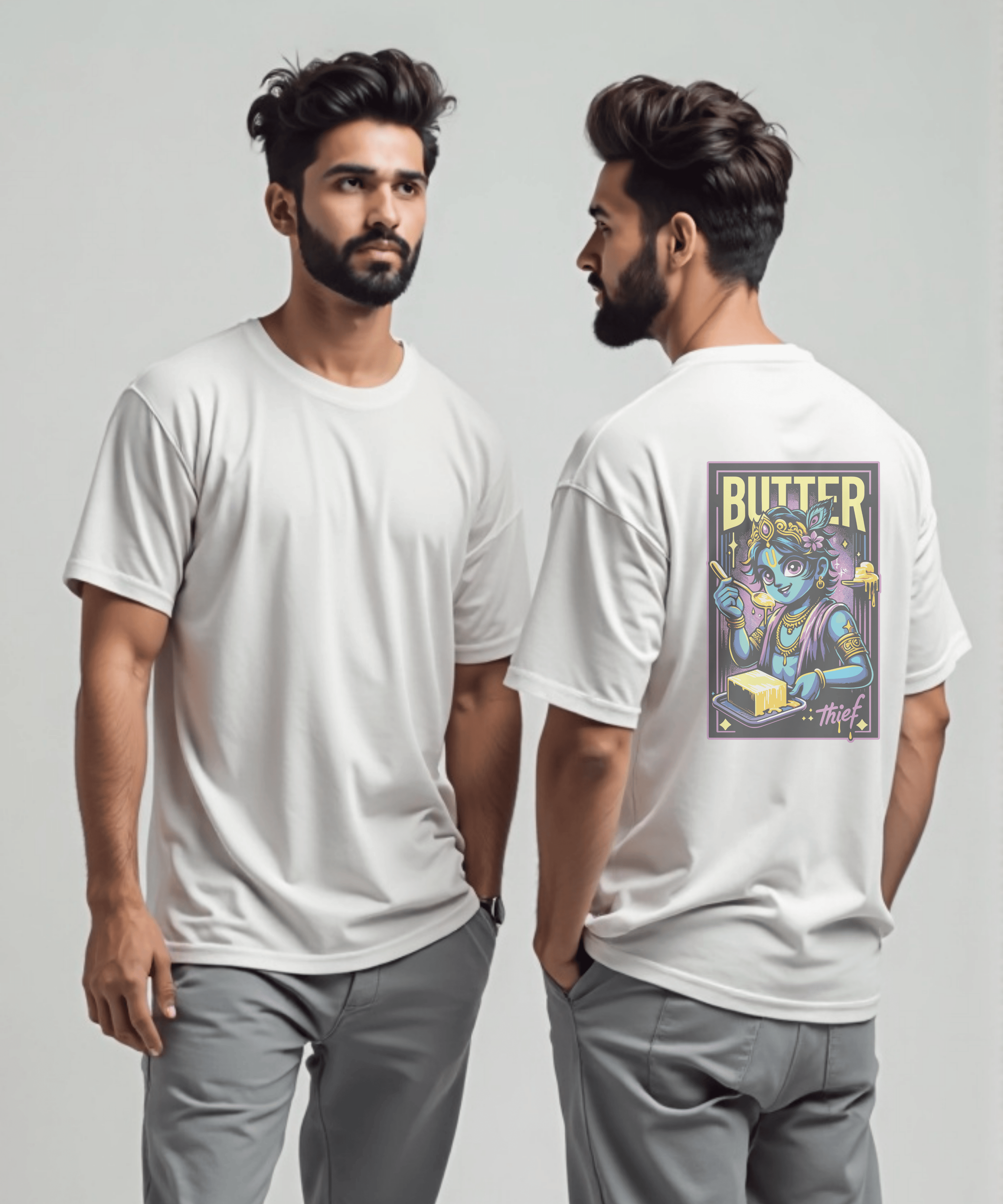 Butter Thief Krishna Art - BhaariGear