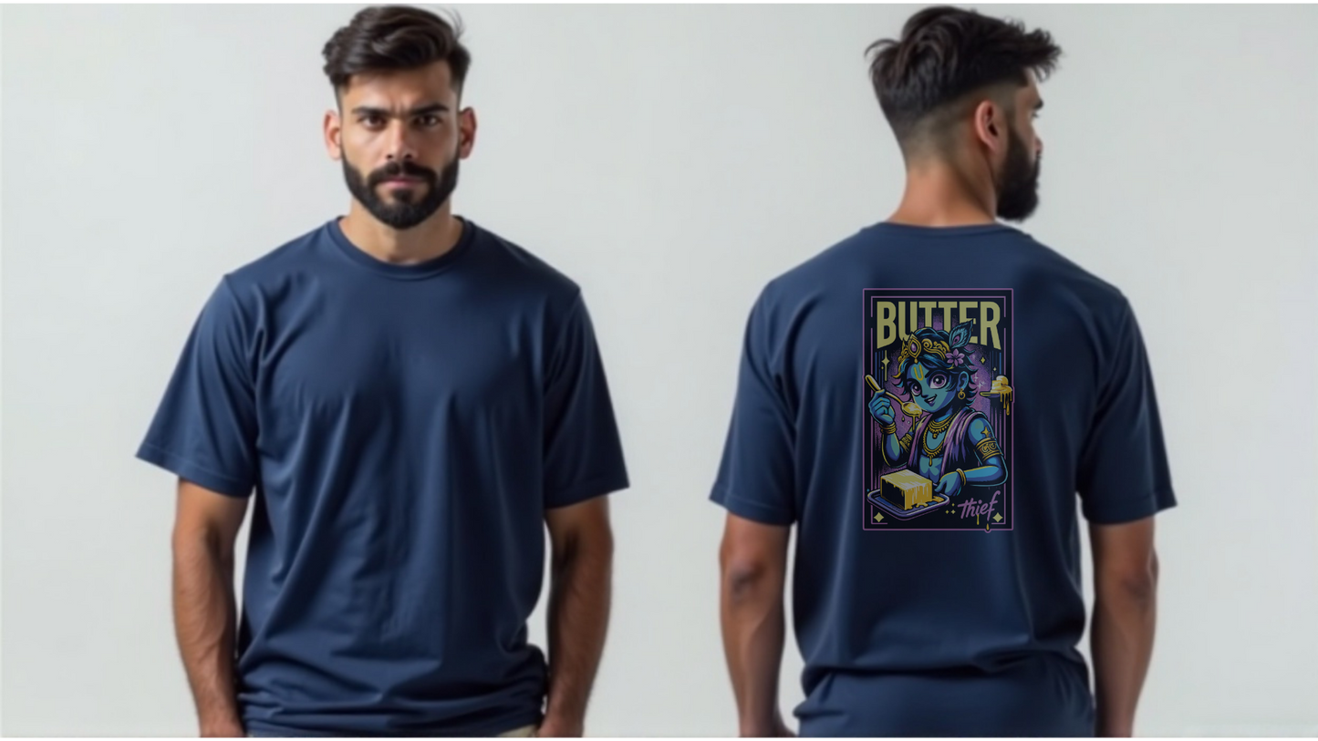 Butter Thief Krishna Art