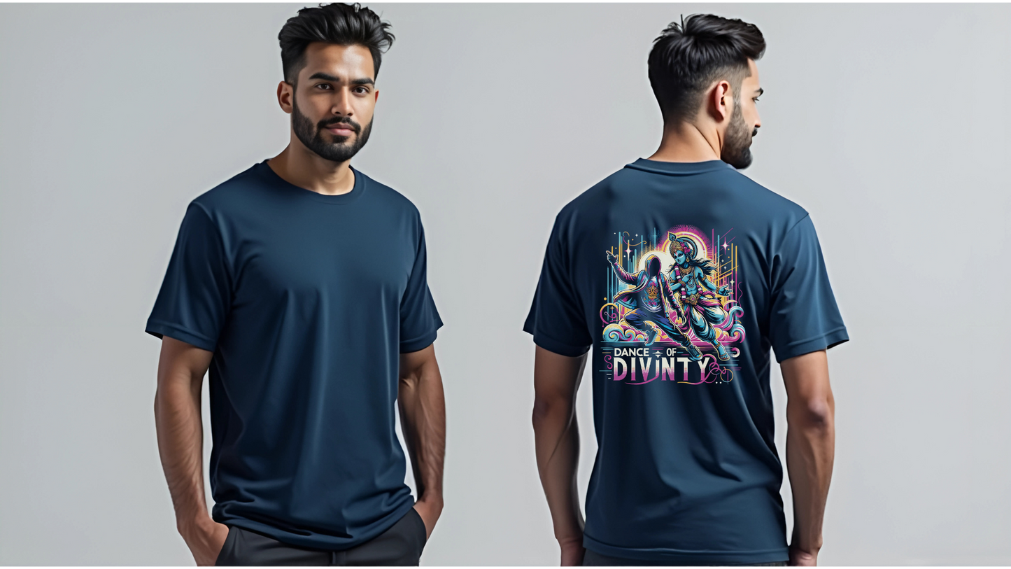 Dance of Divinity | Krishna Meets Street Dance Neon Graphic Tee