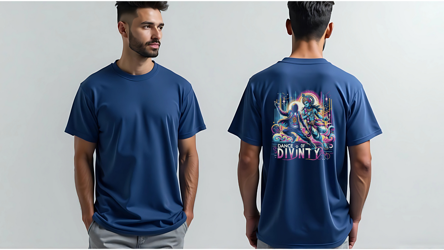 Dance of Divinity | Krishna Meets Street Dance Neon Graphic Tee