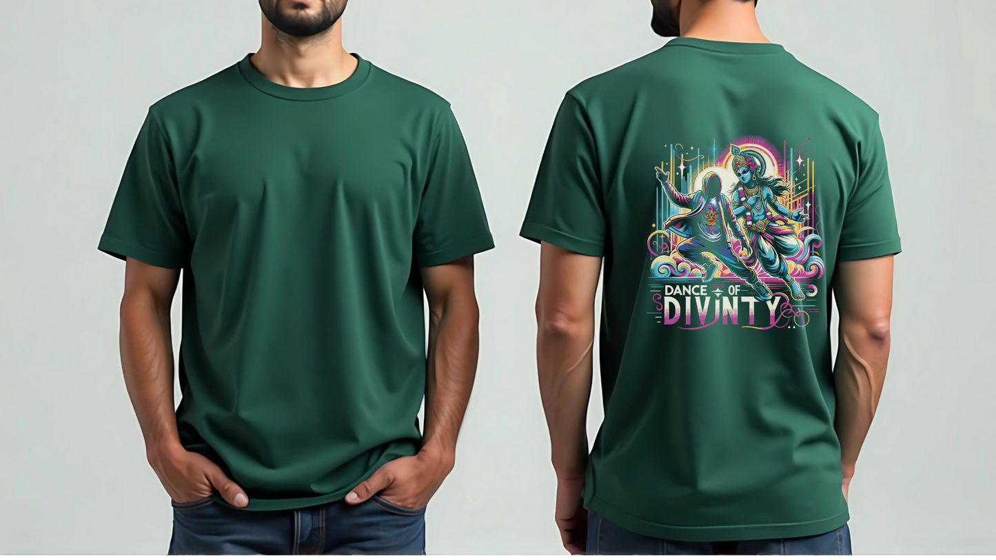 Dance of Divinity | Krishna Meets Street Dance Neon Graphic Tee