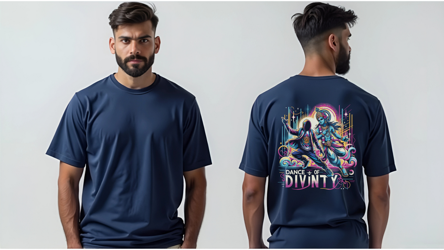 Dance of Divinity | Krishna Meets Street Dance Neon Graphic Tee