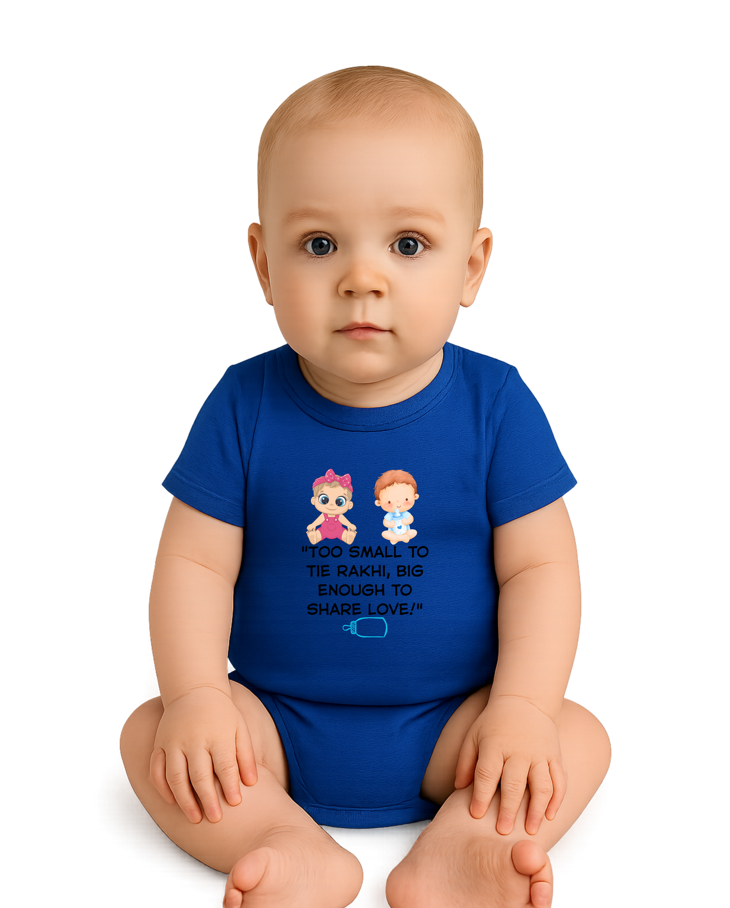 Cutest Sibling Duo – Raksha Bandhan Baby Romper