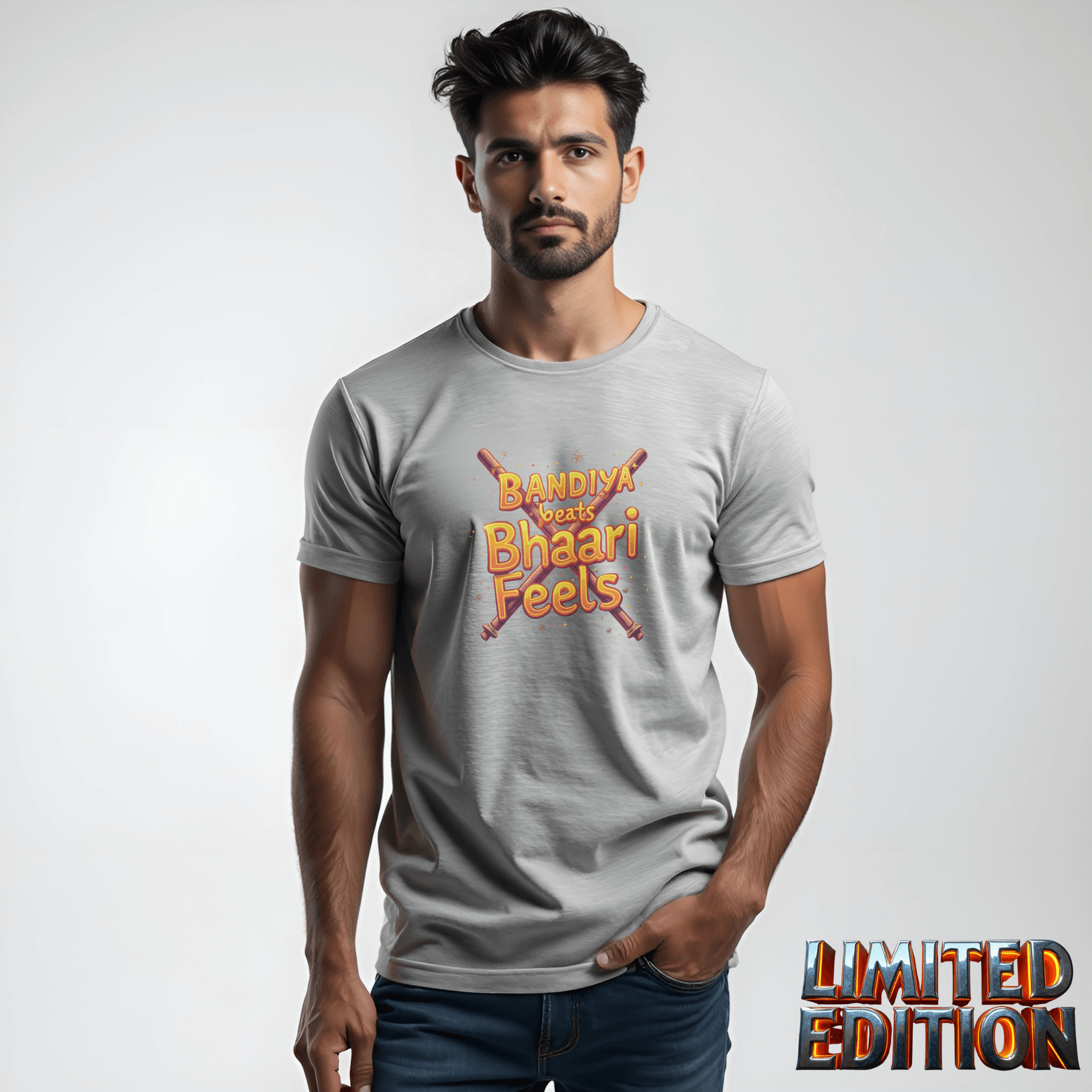 Dandiya Beats, Bhaari Feels – The Ultimate Festive Streetwear Tee - BhaariGear