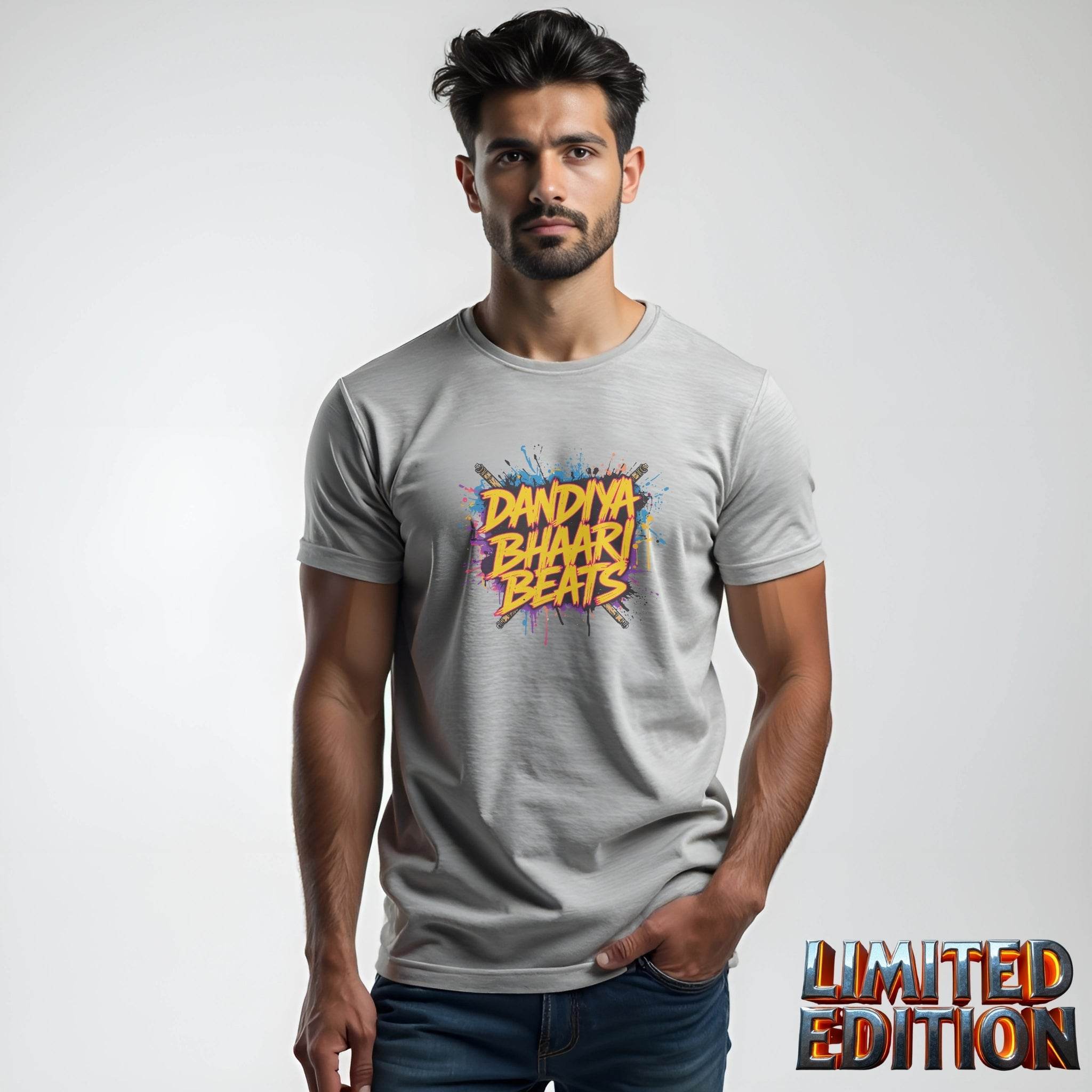 Dandiya Bhaari Beats Tee – Street Vibes Meet Festive Energy - BhaariGear