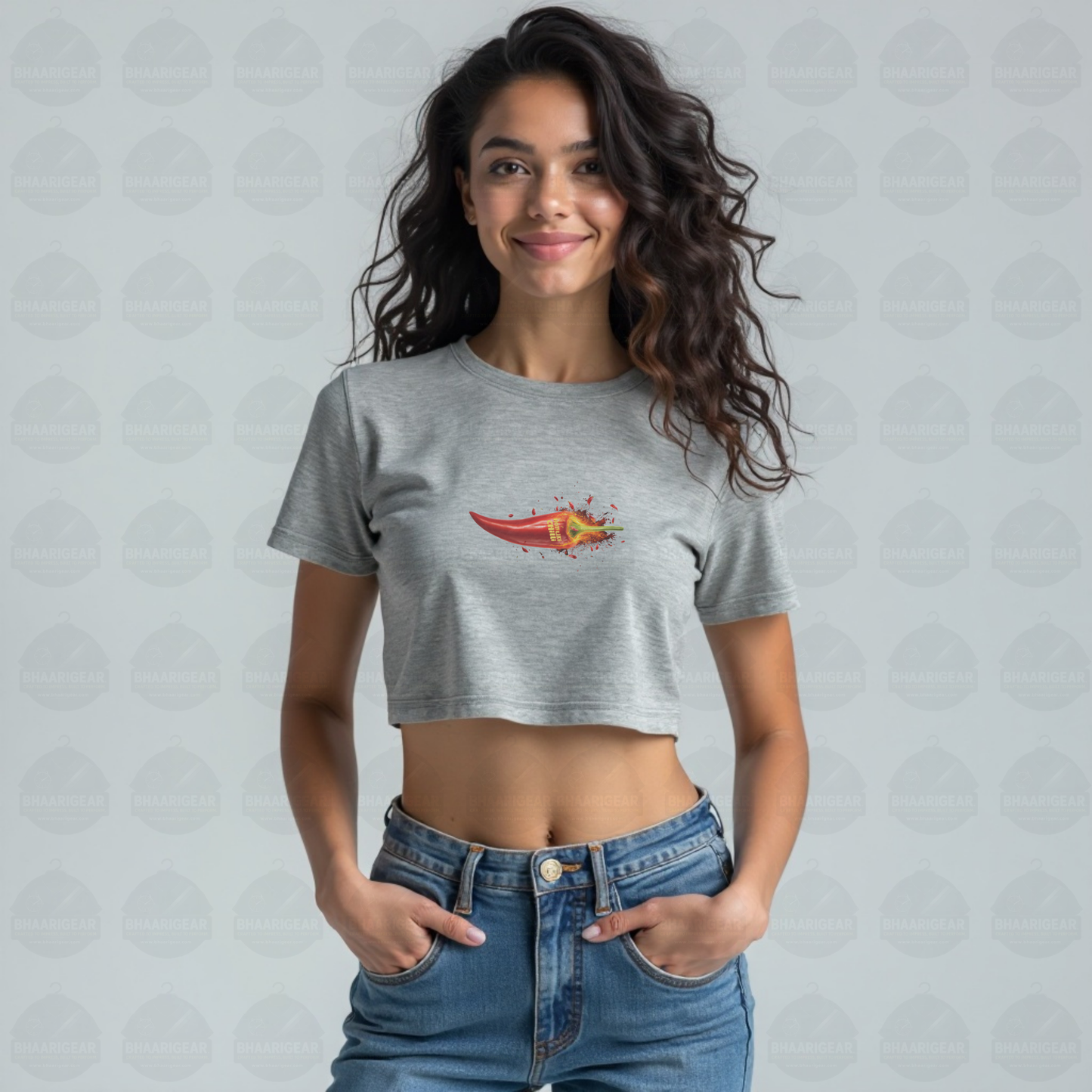Hot Like Chilli Crop Top – Fiery Bold Streetwear