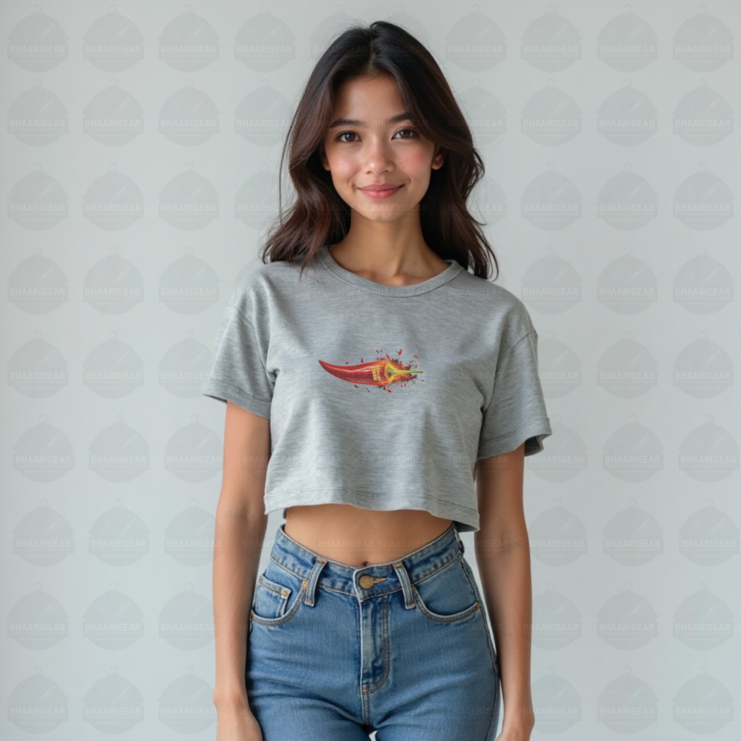 Hot Like Chilli Crop Top – Fiery Bold Streetwear