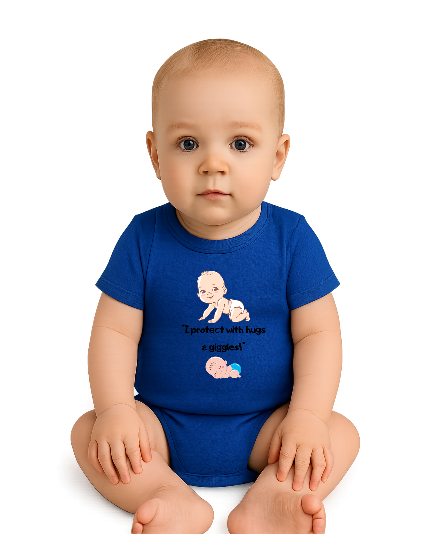 Adorable Baby Clipart Set – Crawling & Sleeping Infant Illustration